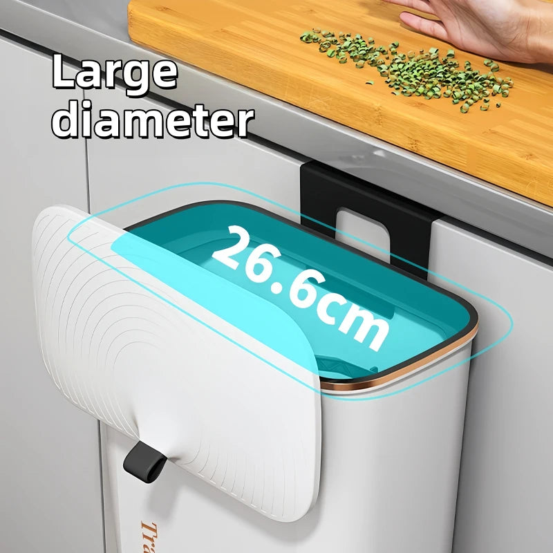 Hanging Waste Bin with Lid