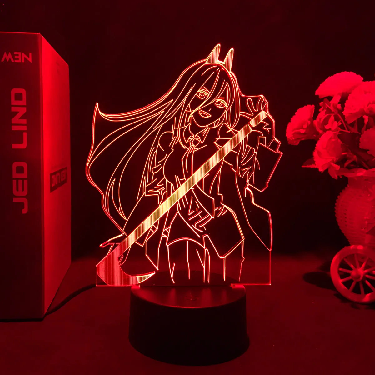 Chainsaw Man Anime 3D LED Night Light