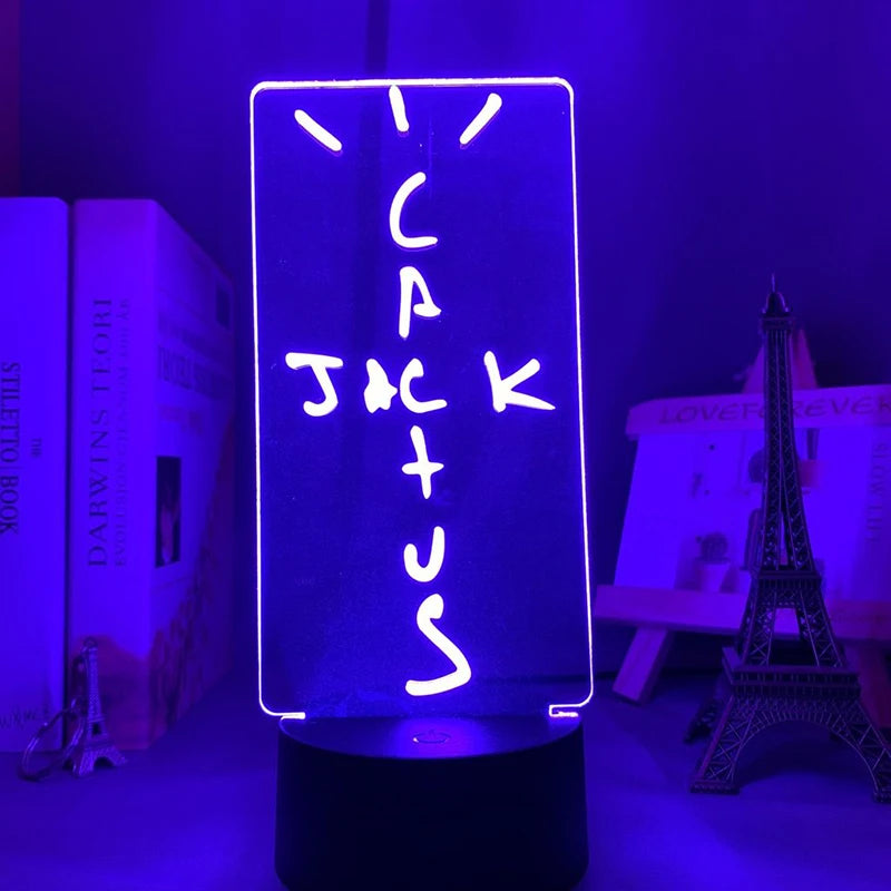 Cactus Jack 3D LED Night Light