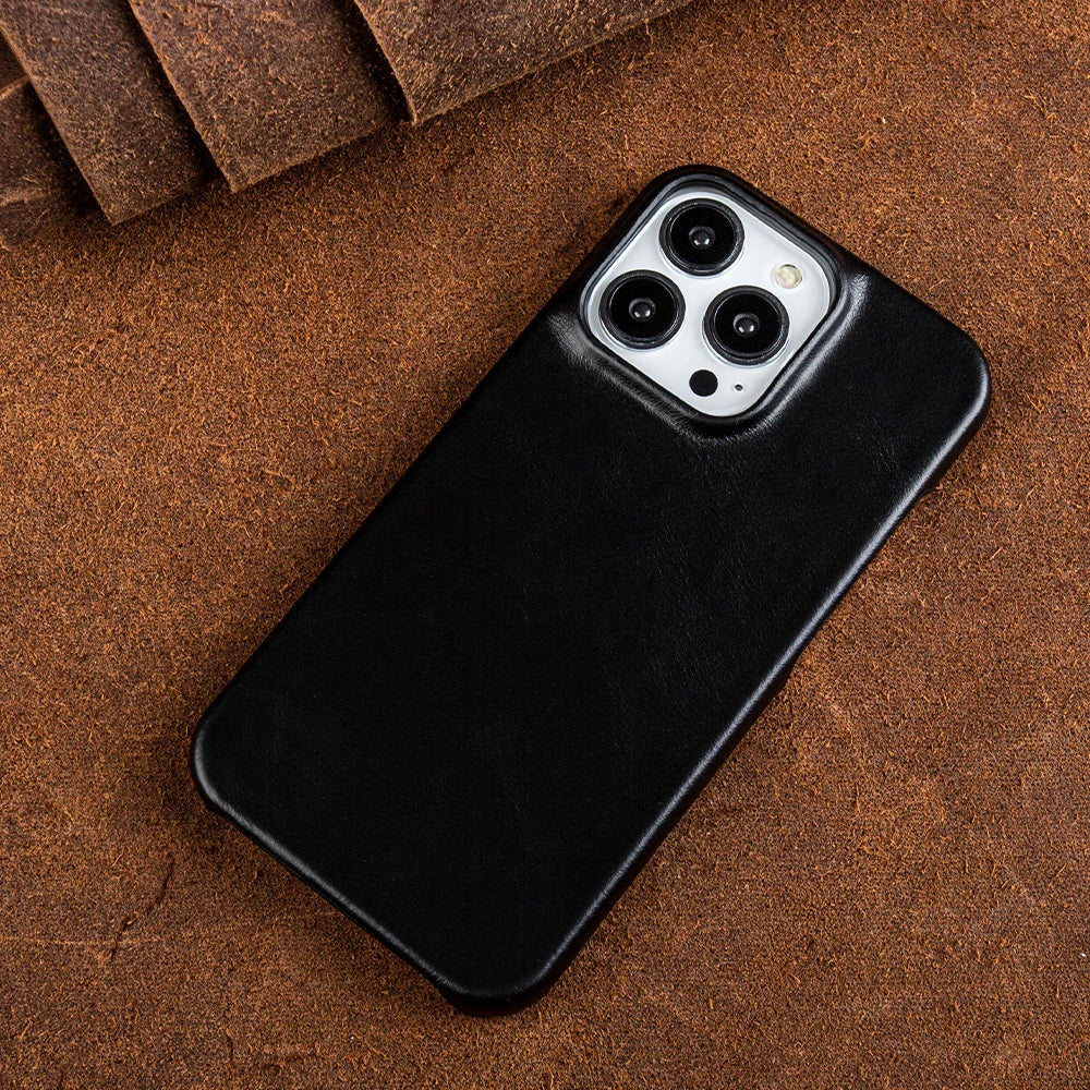 Premium Genuine Leather iPhone Case - Vélanoworld