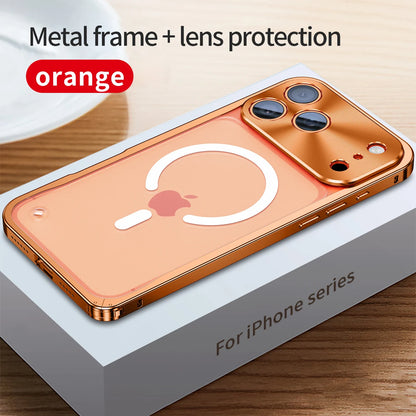 Metal Frame Magnetic Phone Case