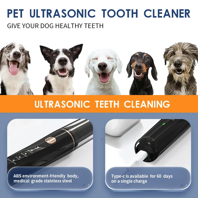 Ultrasonic Portable Electric Dog Toothbrush