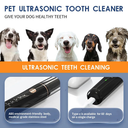 Ultrasonic Portable Electric Dog Toothbrush