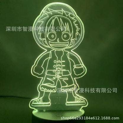 One Piece Anime 3D LED Night Light