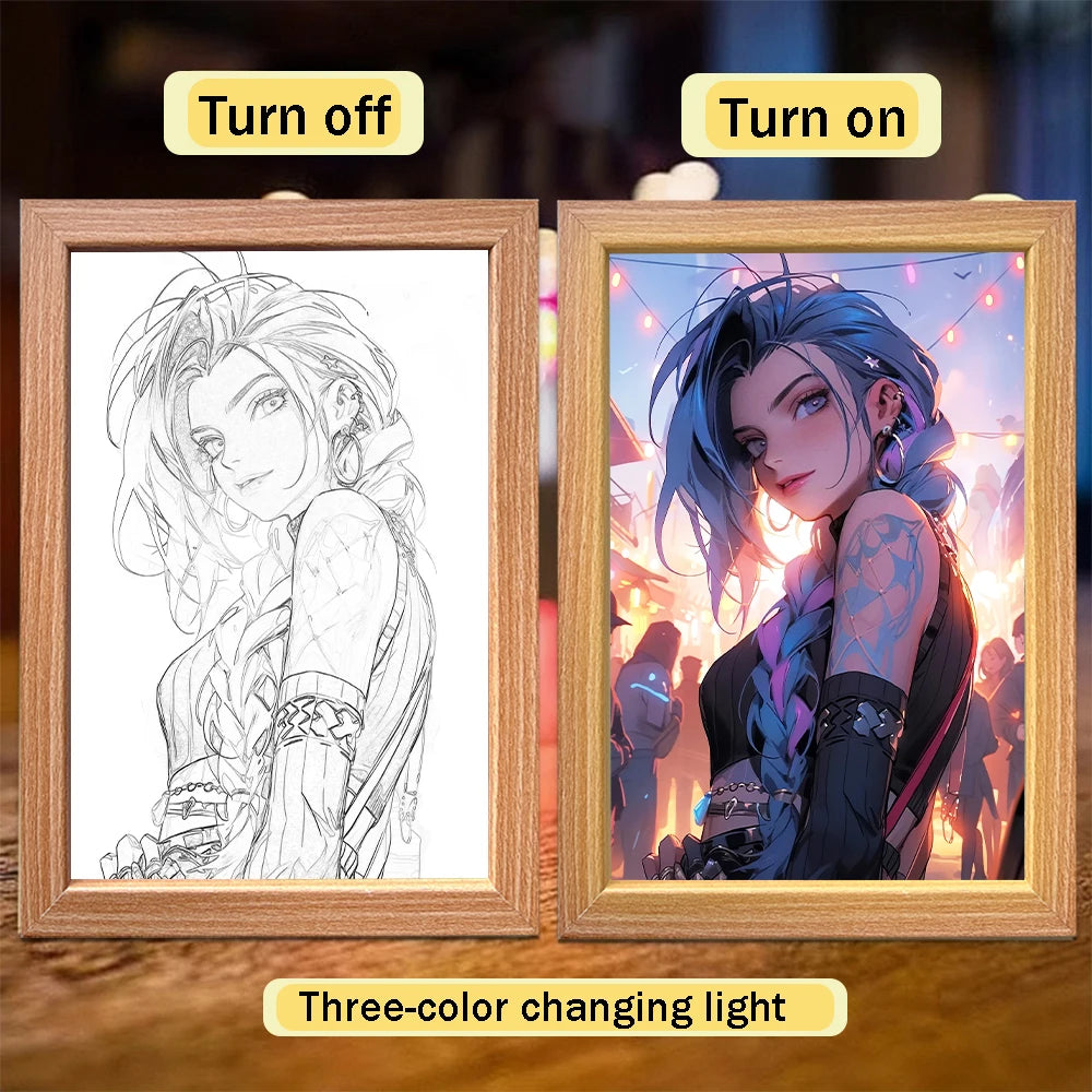 League of Legends LED Photo Frame Night Light