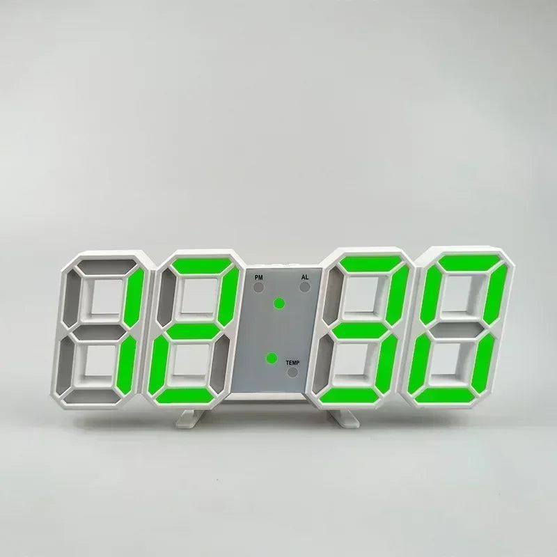 3D LED Wall & Desk Digital Clock
