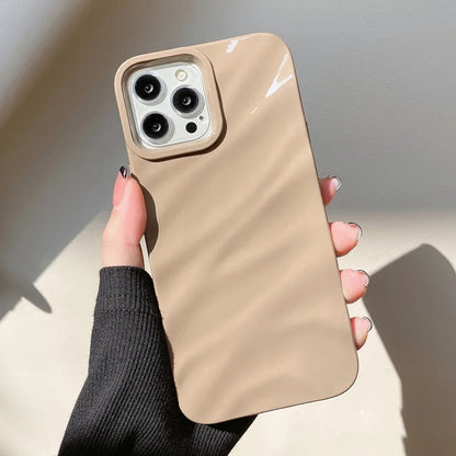 Luxury 3D Wavy Silicone Phone Case