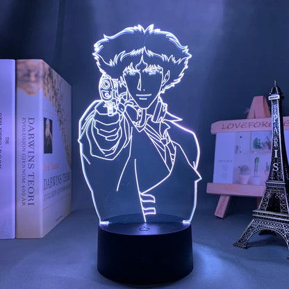 Cowboy Bebop Anime 3D LED Night Light