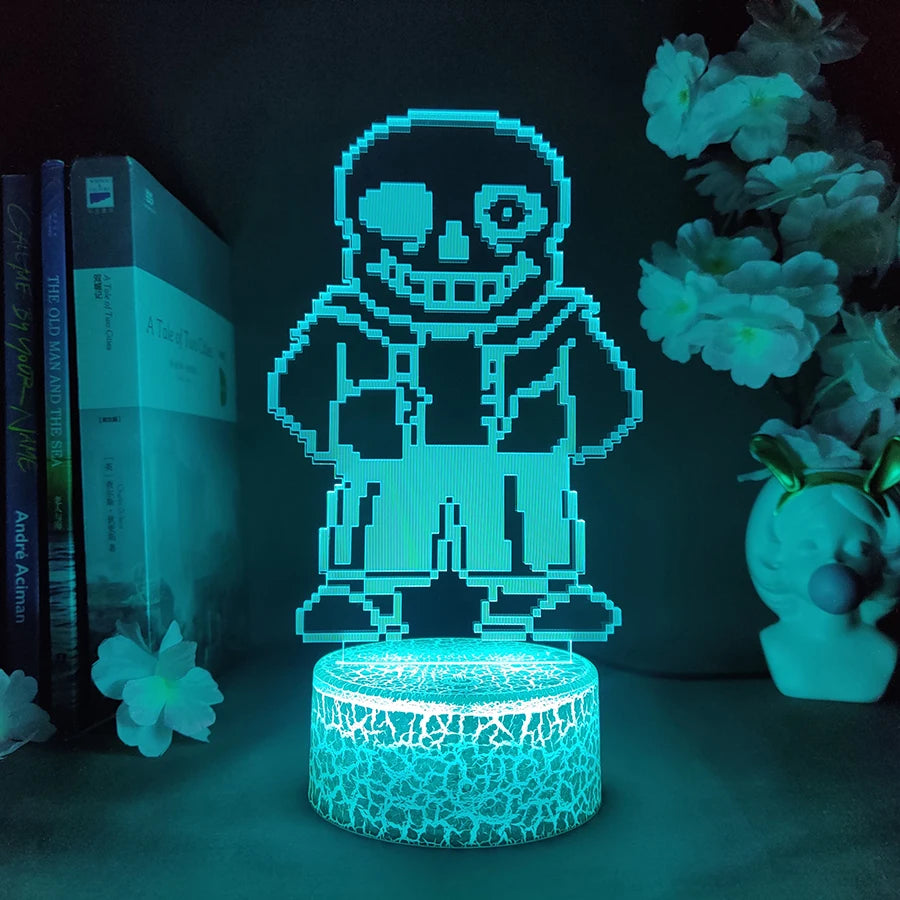 Undertale 3D LED Night Light