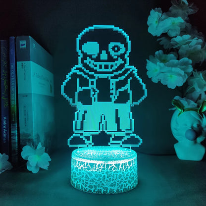 Undertale 3D LED Night Light