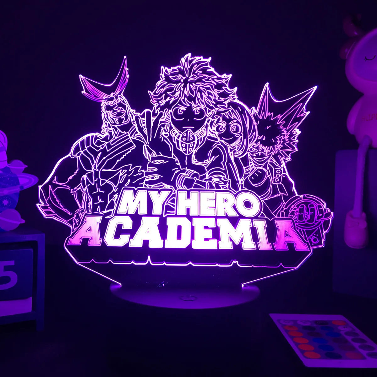 My Hero Academia Anime 3D LED Night Light