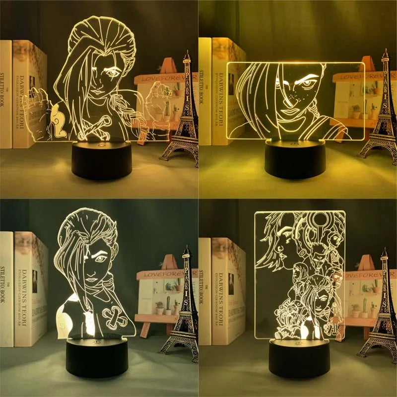 League of Legends - Jinx 3D LED Night Light