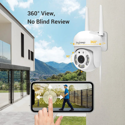 Outdoor Wireless Security Camera with Night Vision