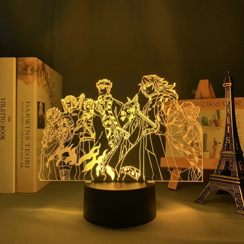 Demon Slayer Anime 3D LED Night Lamp