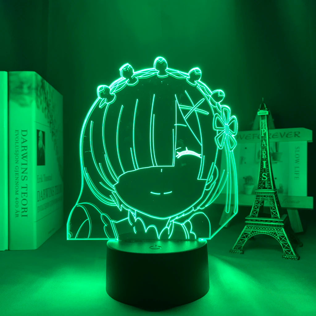 Re:Zero Anime 3D LED Night Light