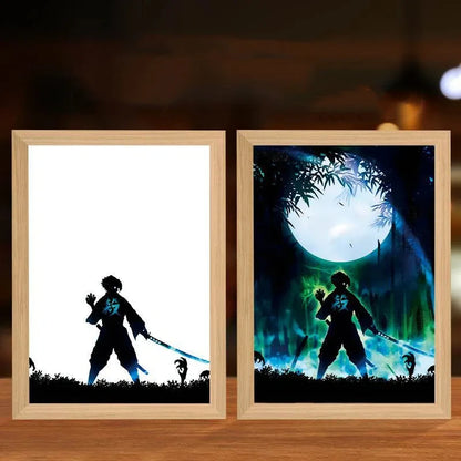 Demon Slayer Anime LED Light Painting