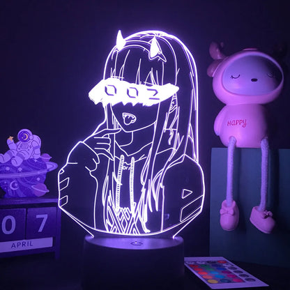 Darling in the Franxx Anime 3D LED Night Light