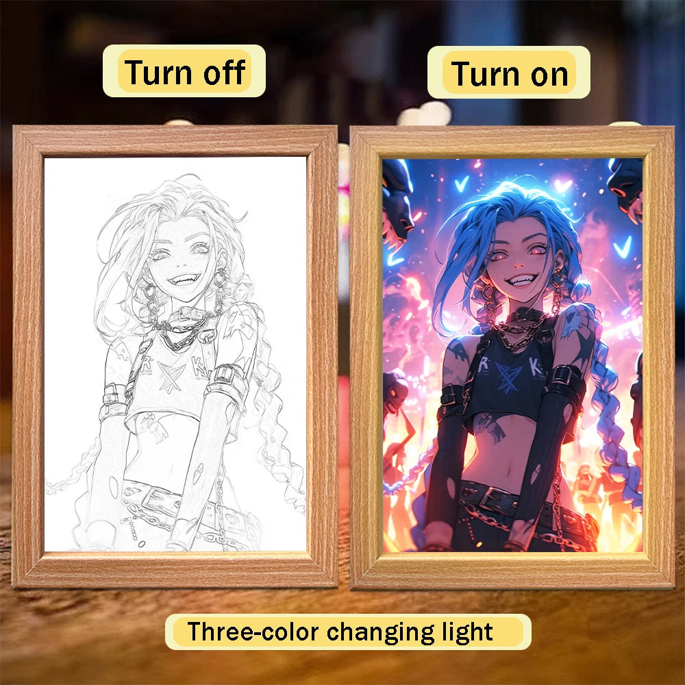 League of Legends LED Photo Frame Night Light