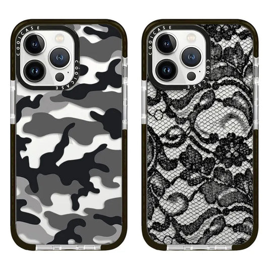 Dark Gray Camouflage Phone Case