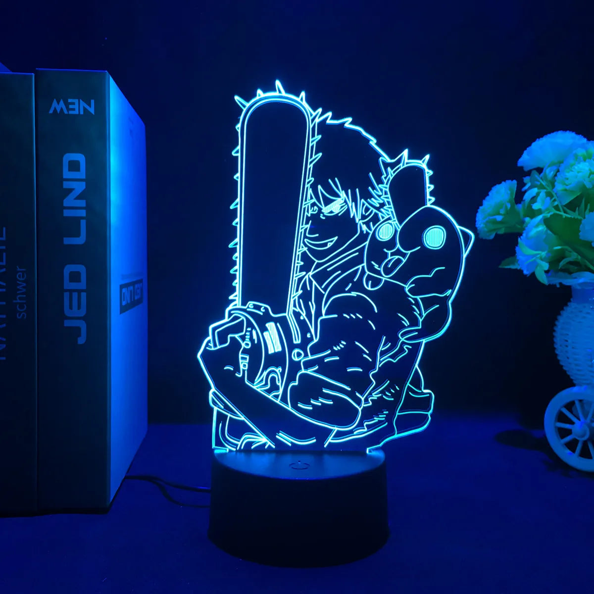 Chainsaw Man Anime 3D LED Night Light