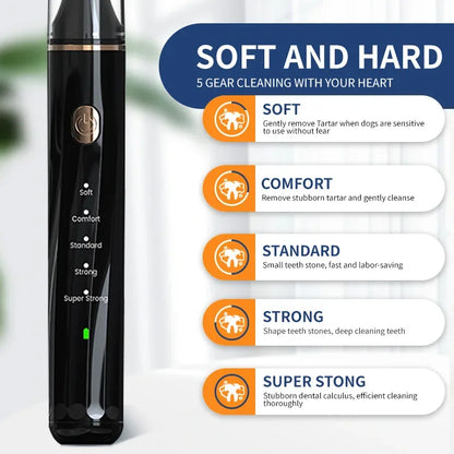 Ultrasonic Portable Electric Dog Toothbrush