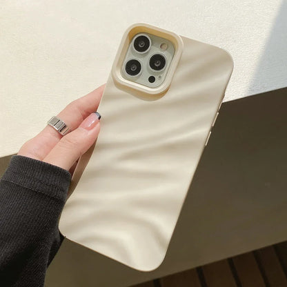 Luxury 3D Wavy Silicone Phone Case