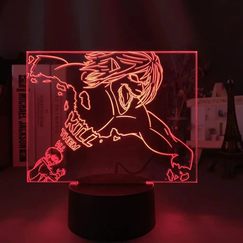 Attack on Titan 3D LED Night Lamp