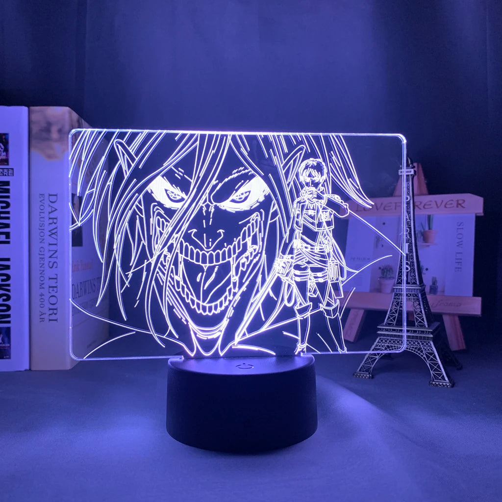 Attack on Titan 3D LED Night Lamp