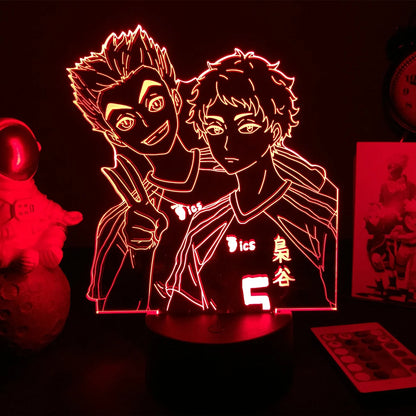 Haikyuu!! Anime 3D LED Night Light