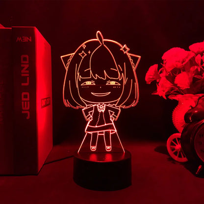 Spy X Family Anime 3D LED Night Light