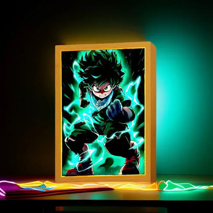 My Hero Academia Anime LED Light Painting Photo Frame