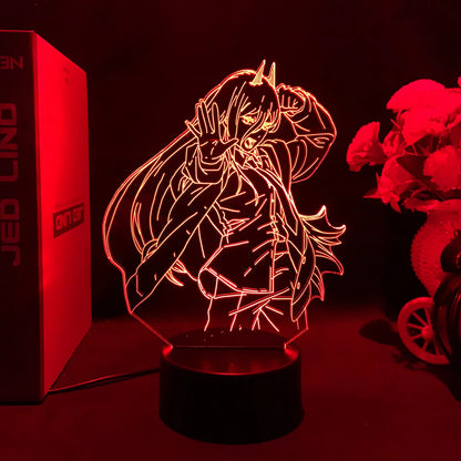 Chainsaw Man Anime 3D LED Night Light