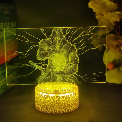 Mortal Kombat–themed 3D LED Night Light