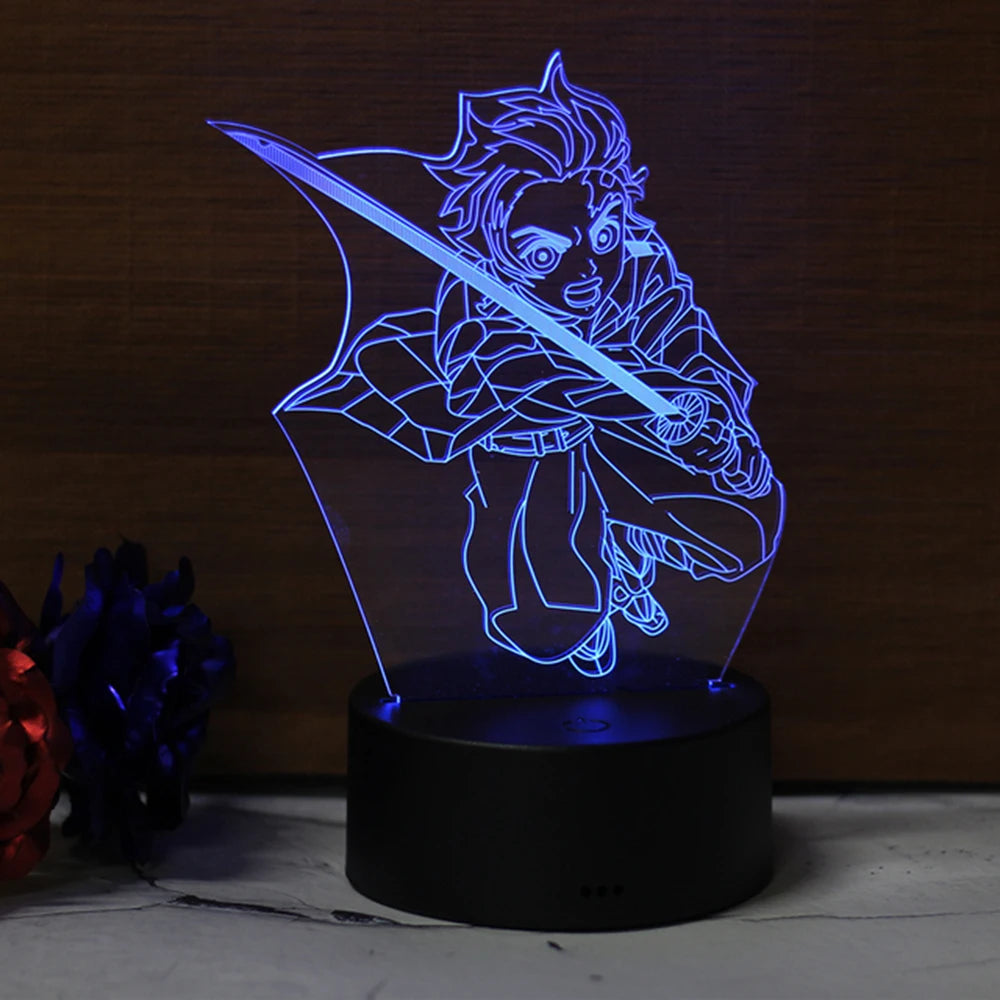 Demon Slayer Anime 3D LED Night Light