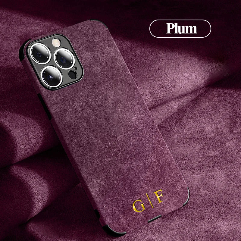 Lambskin Leather Luxury iPhone Case - Vélanoworld