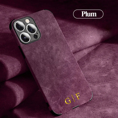 Lambskin Leather Luxury iPhone Case - Vélanoworld