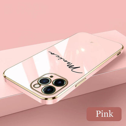 Luxury Silicone Name Case for iPhone - Vélanoworld