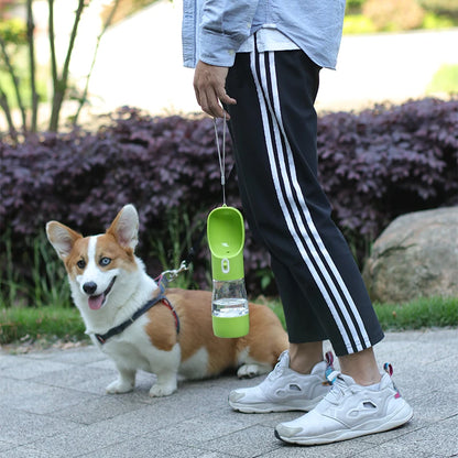 Portable Dog Water Bottle & Food Feeder