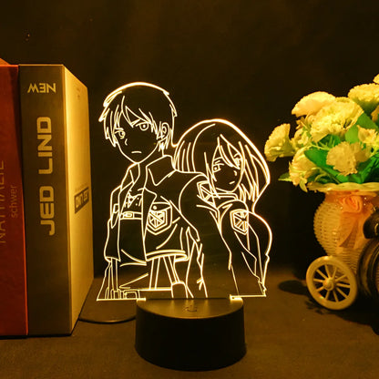 Attack on Titan 3D LED Anime Lamp