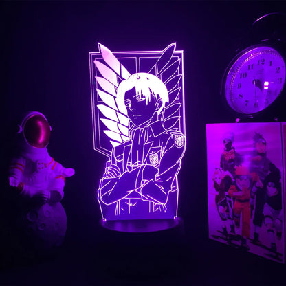 Attack on Titan 3D LED Anime Lamp