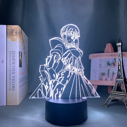 Fate/Stay Night Anime 3D LED Night Light
