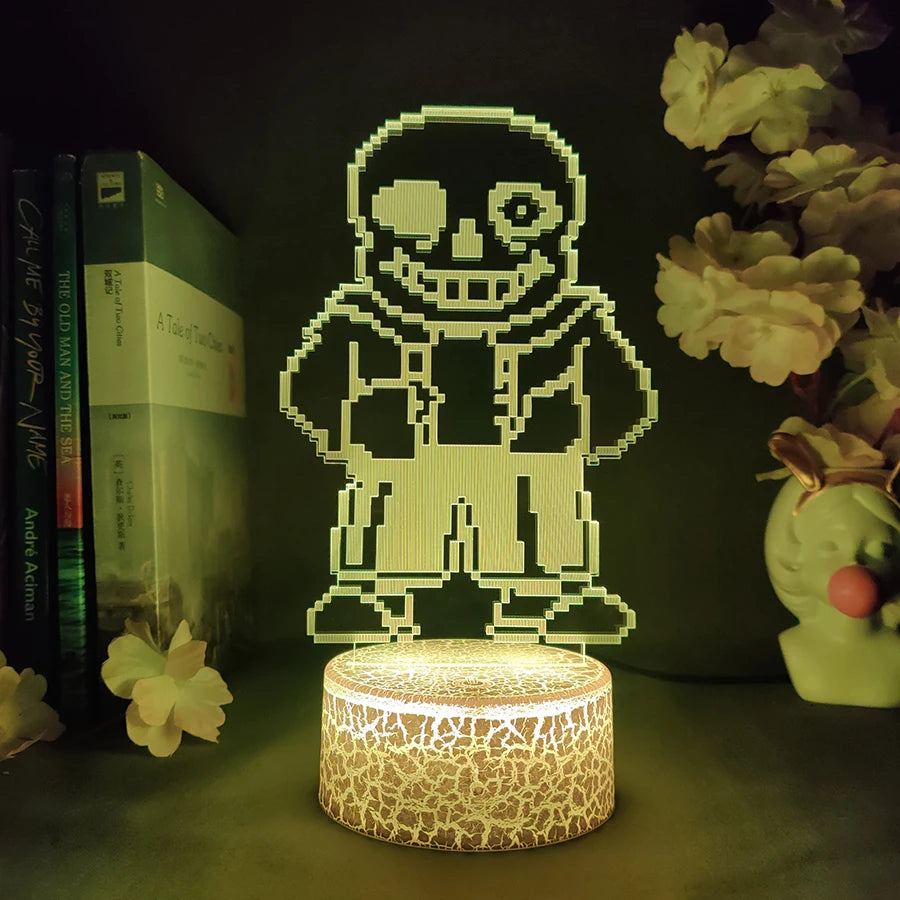 Undertale 3D LED Night Light
