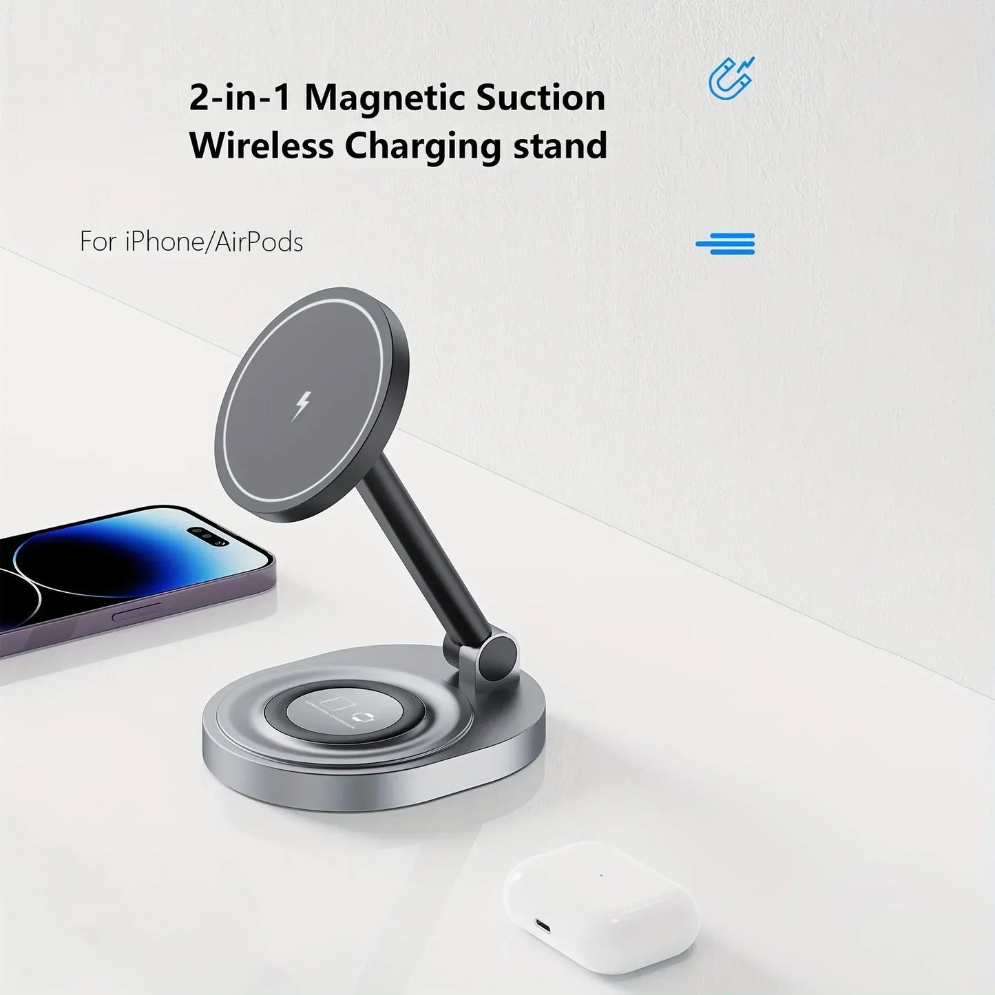 3-in-1 Magnetic Wireless Charger Stand