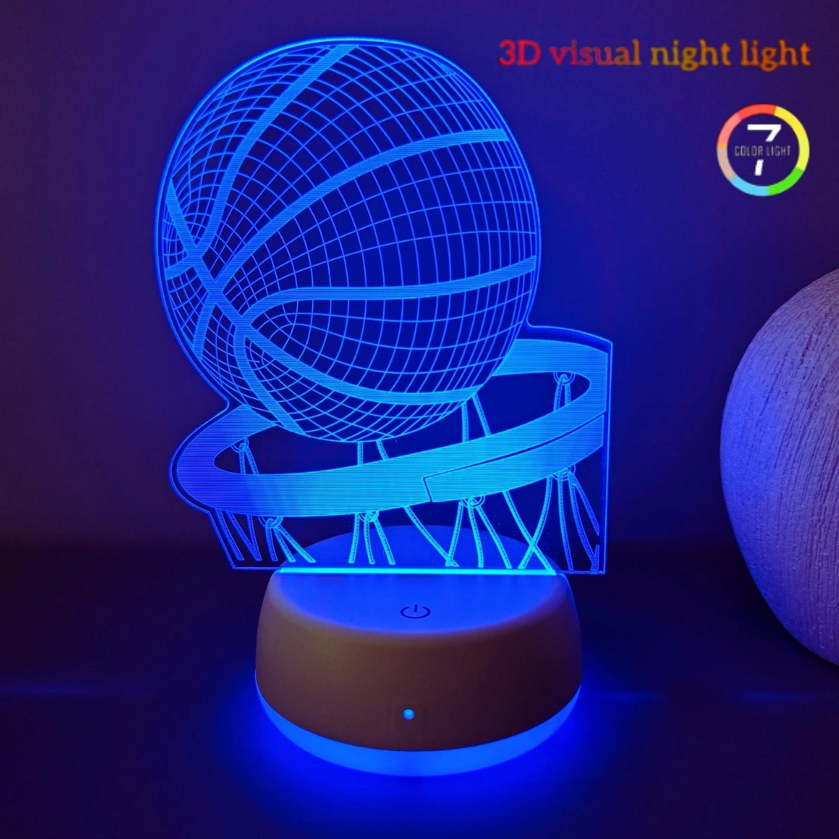 Basketball 3D LED Night Light