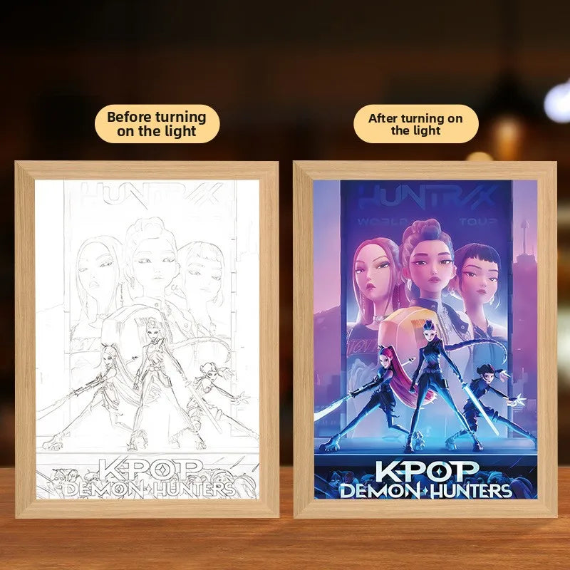 K-Pop Demon Hunters 3D LED Night Light