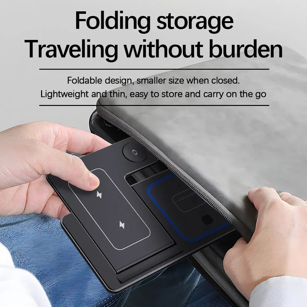 3-in-1 Foldable Magnetic Wireless Charging Station