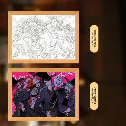 K-Pop Demon Hunters 3D LED Night Light