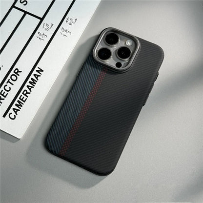 Geometric Twill Carbon Fiber MagSafe Case