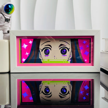 Anime Paper Cut Light Box Night Light