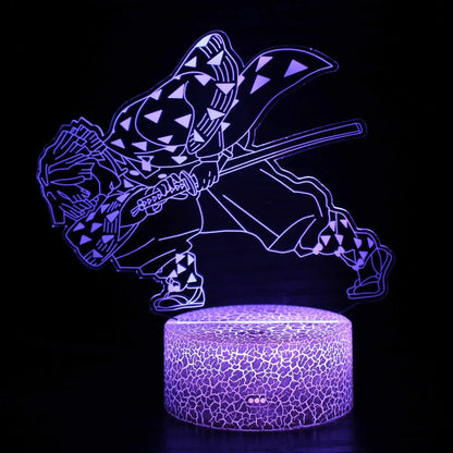 Demon Slayer Anime 3D LED Night Light